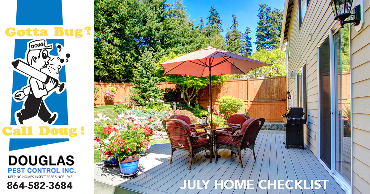 July Home Checklist