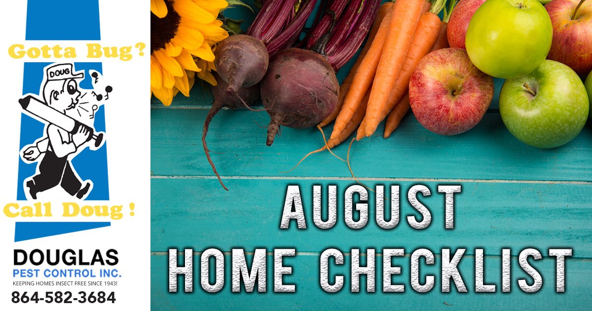 August Home Checklist