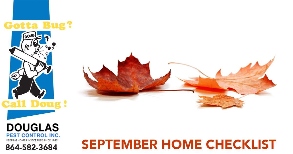 September Home Pest Control Checklist